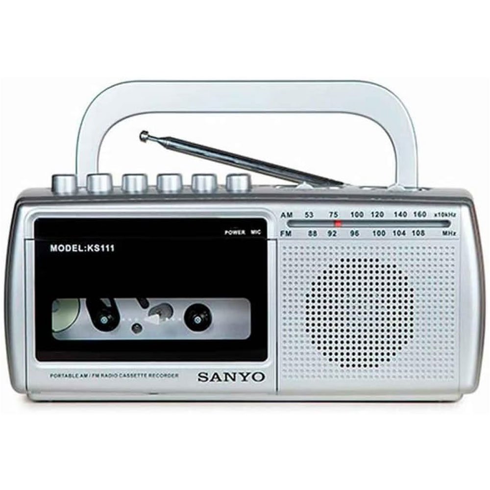 Radio cassette Sanyo vintage Ks-111