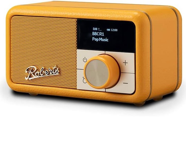 ROBERTS Radio Revival Petite amarillo
