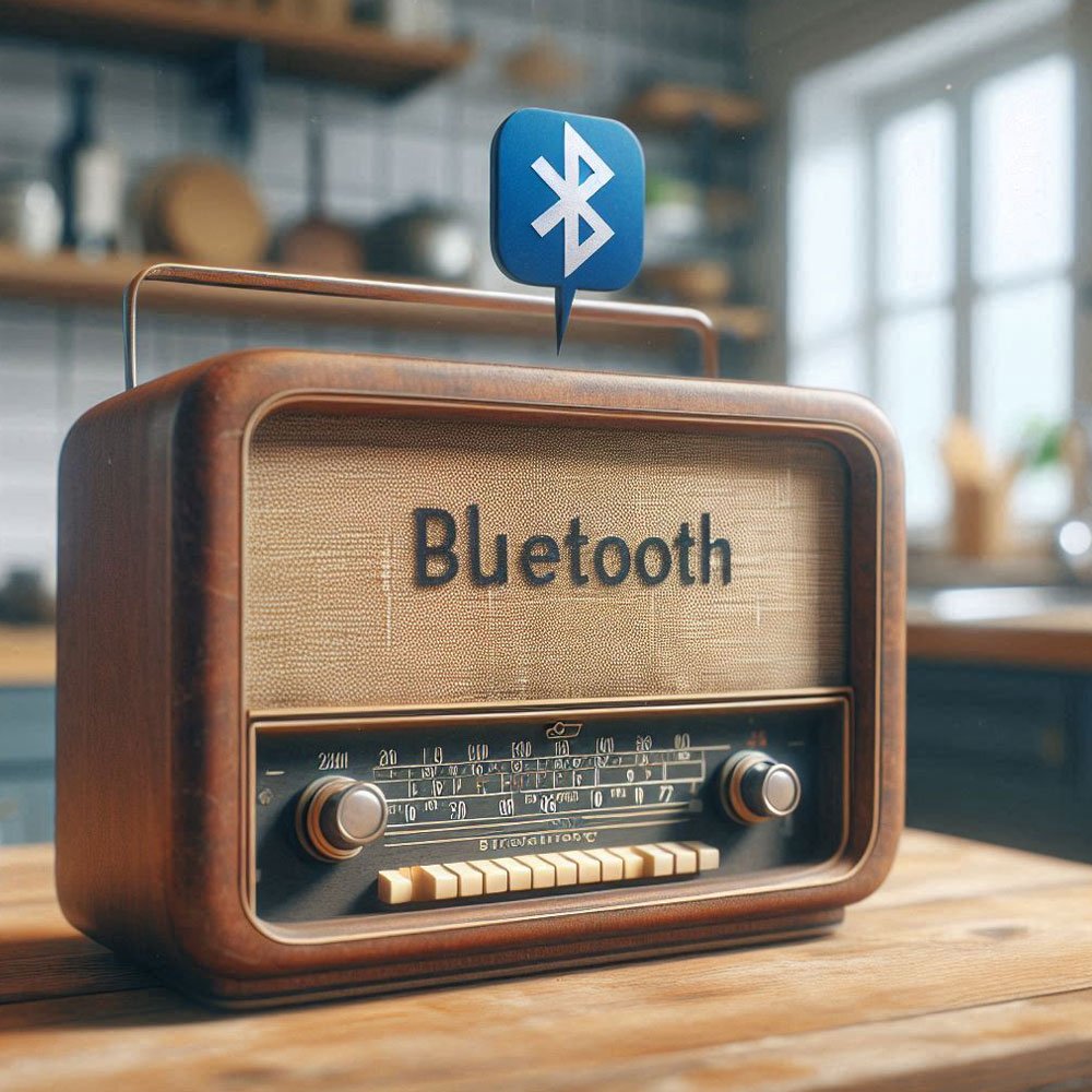 radio bluetooth retro