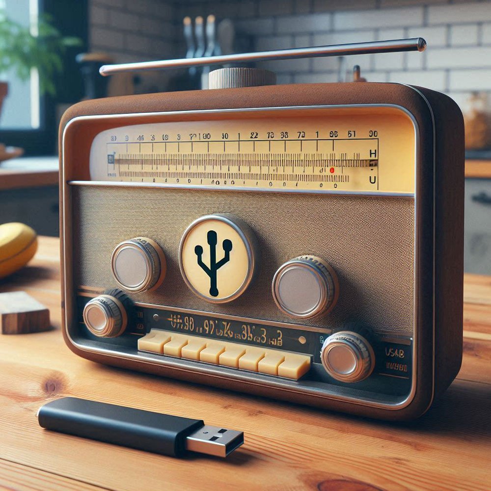 radio retro USB