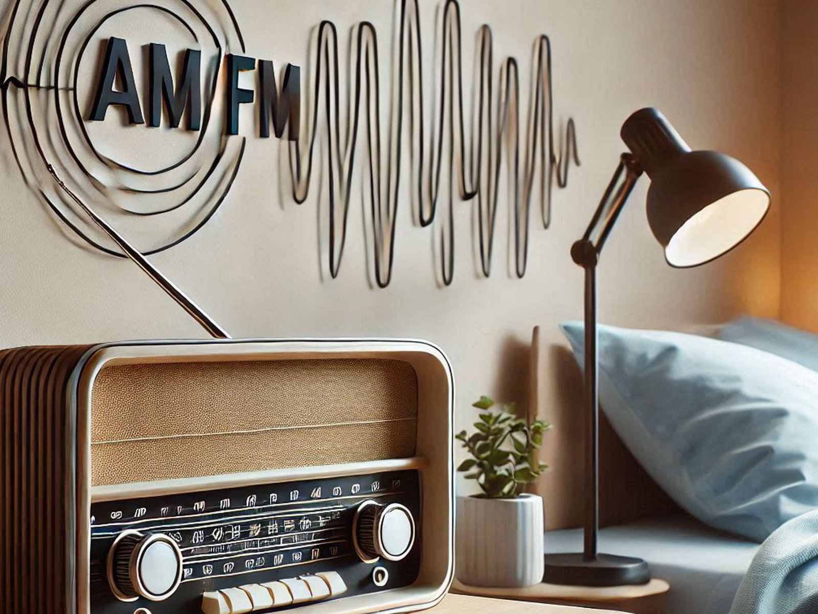 radio am/fm estilo vintage