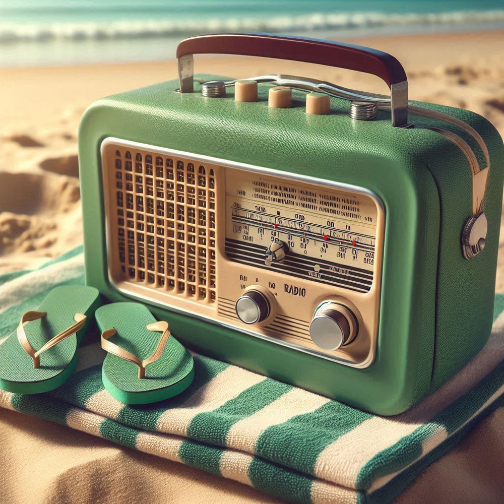 radio portátil retro